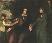 Sir Joshua Reynolds Garrick Between Tragedy and Comedy oil painting
